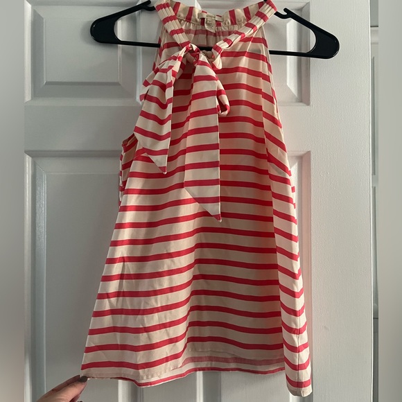 J Crew sleeveless high neck top with bow detail - Picture 2 of 4